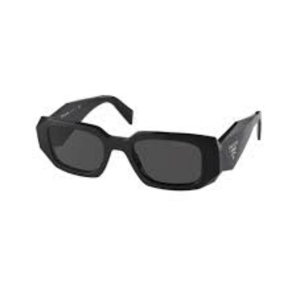 NEW PRADA UNISEX PR17WS 1AB5S0 SUNGLASSES RECTANGULAR PRADA PR17WS EYEWEAR - Picture 5 of 9